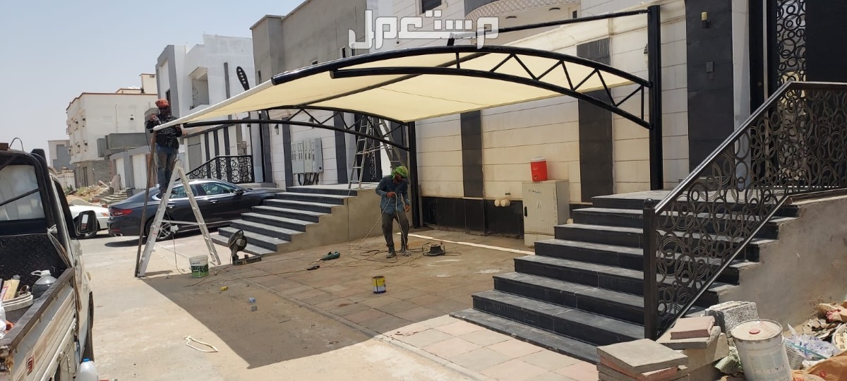 مظلات سيارات جدة  ابحر الشمالية  في جدة بسعر 100 ريال سعودي
