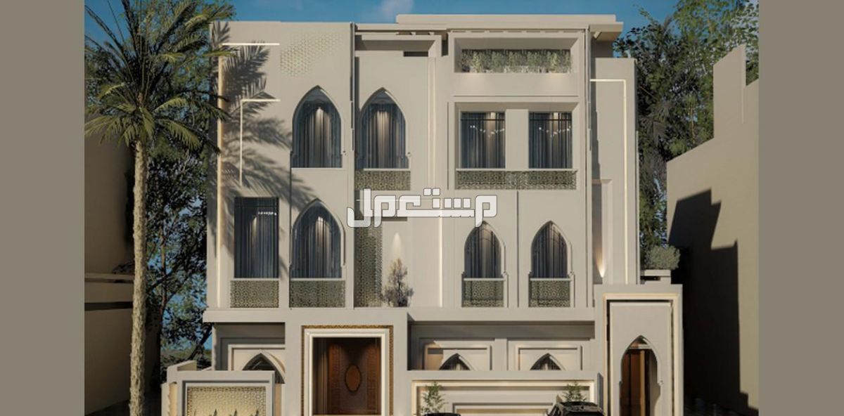 تصميمات واجهات معمارية 3d مودرن وكلاسيك