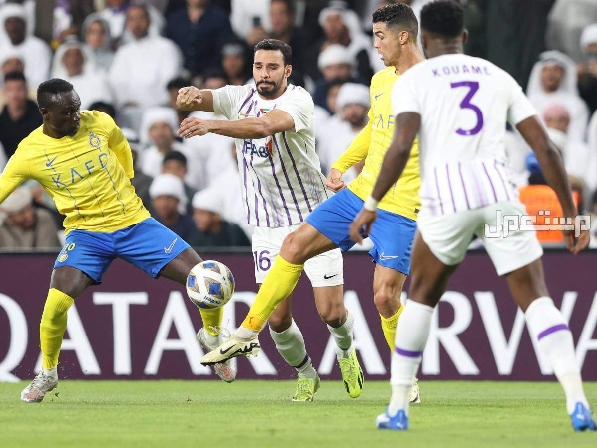 تذاكر مباراة النصر والعين في دوري ابطال اسيا 2024 - 2025 لاعبي النصر والعين