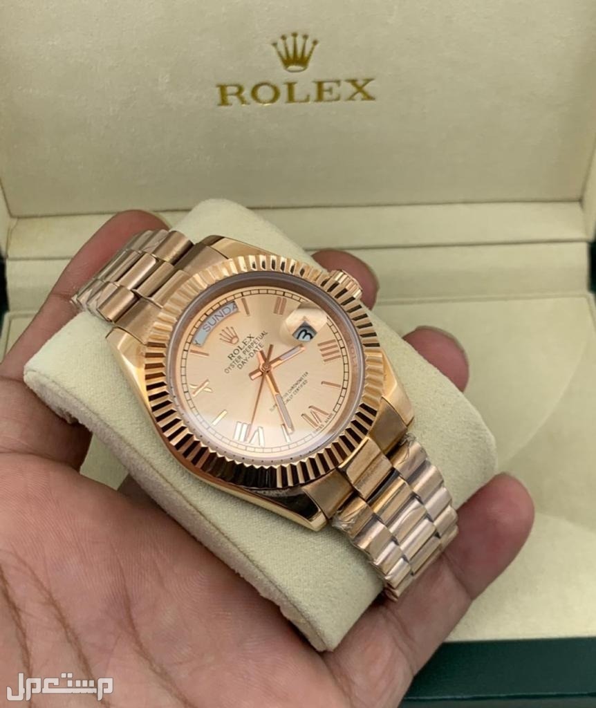 ساعة رولكس رجالي اتوماتك لون ذهبي الأكثر طلباً لطلب وتساب
0567420275