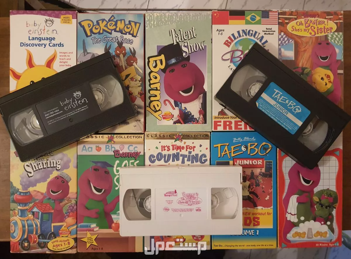 أشرطة أفلام فيديو للأطفال نسخة أصلية
