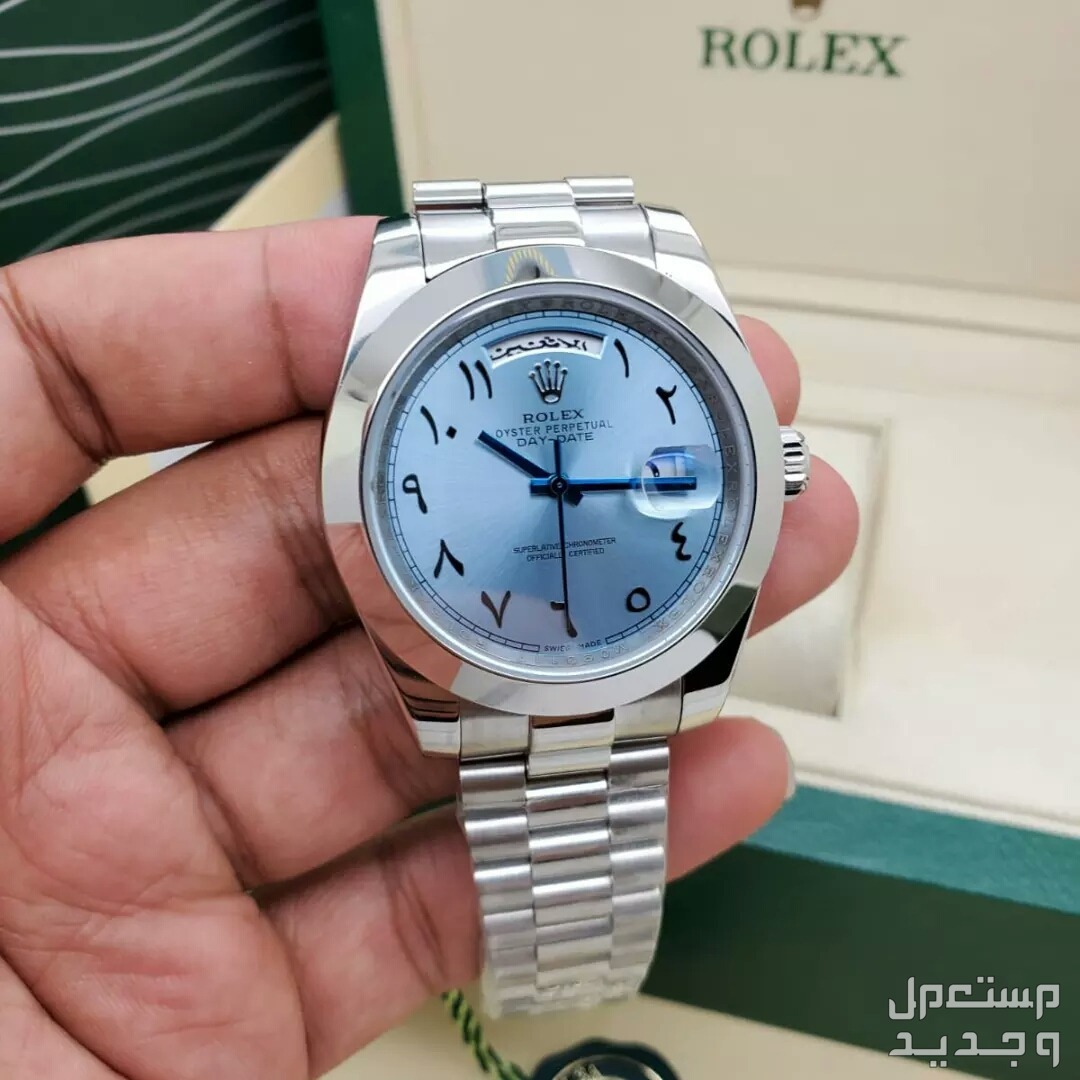 ساعة رولكس ارقام عربيه ماستر كوالتي