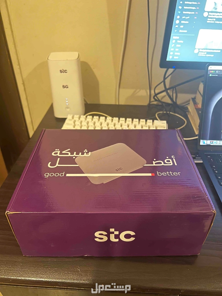 راوتر stc الياف ضوئية نظيف ب 300 ريال