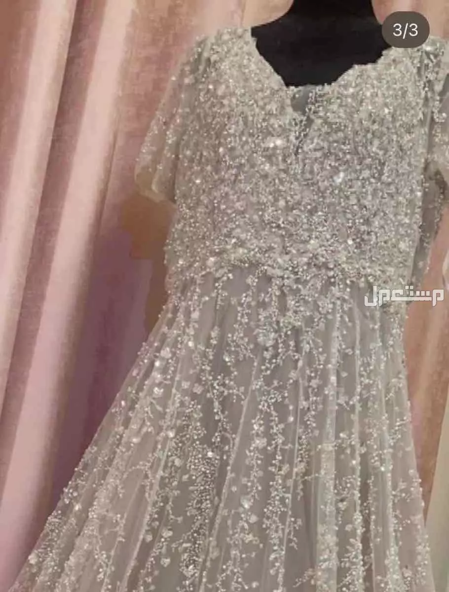 فستان للمناسبات راقي وانيق المقاس XL السعر1000