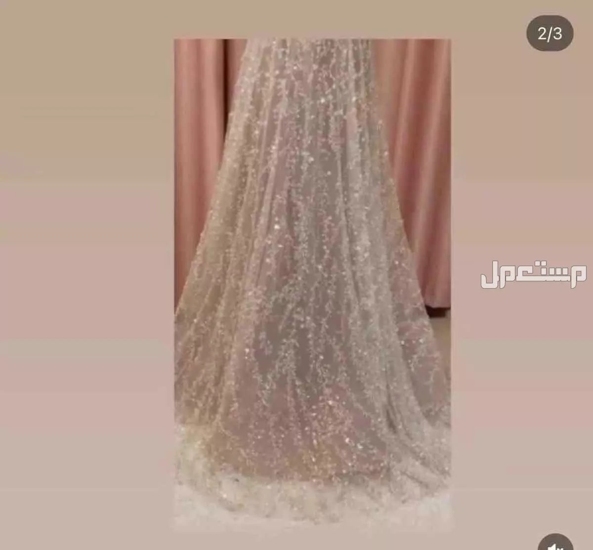 فستان للمناسبات راقي وانيق المقاس XL السعر1000