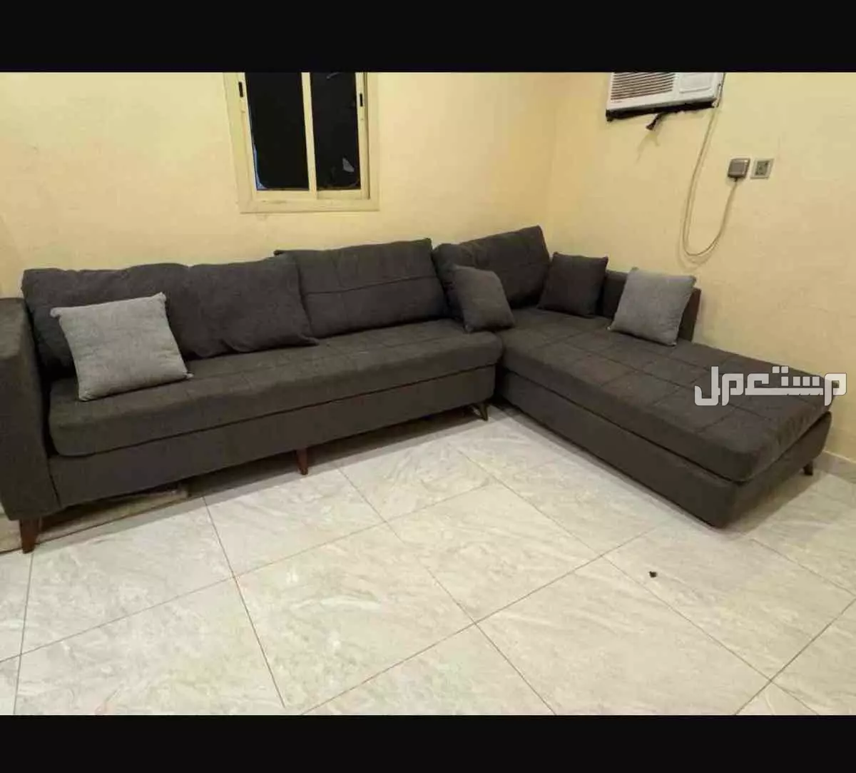 كنب حرف L في ابو عريش بسعر ألف ريال سعودي