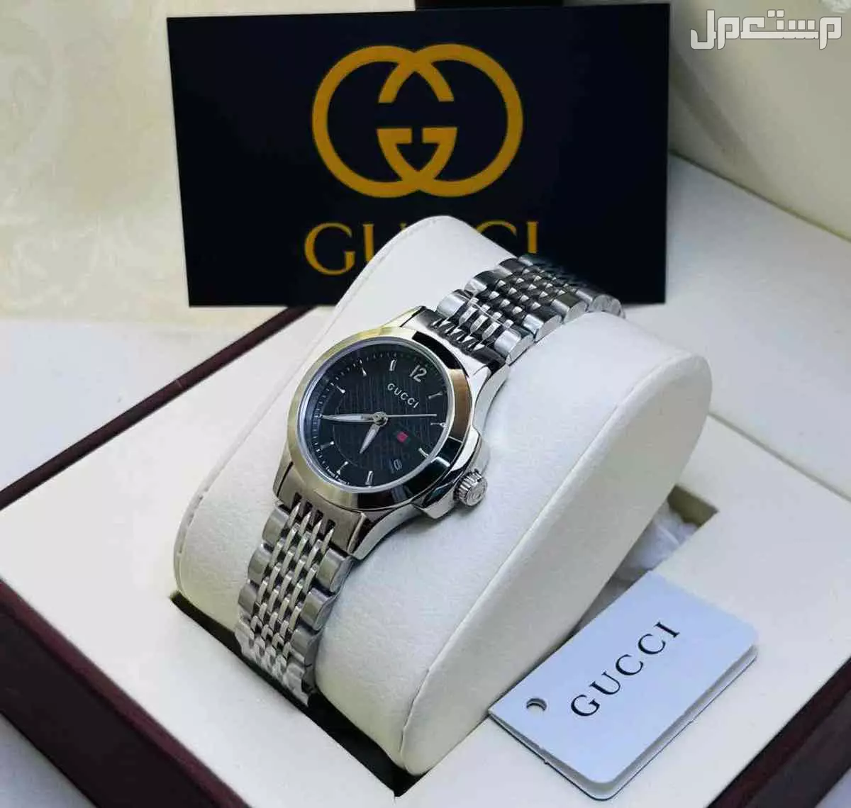 ساعات ماركات فندي  قوتشي نسائي فصوص            درجه اولى حركة الساعه بطاريه            مكينة الساعه ياباني           متوفره العلبه والكيس