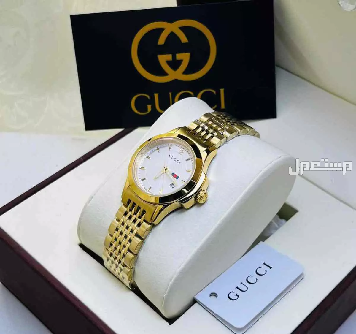 ساعات ماركات فندي  قوتشي نسائي فصوص            درجه اولى حركة الساعه بطاريه            مكينة الساعه ياباني           متوفره العلبه والكيس