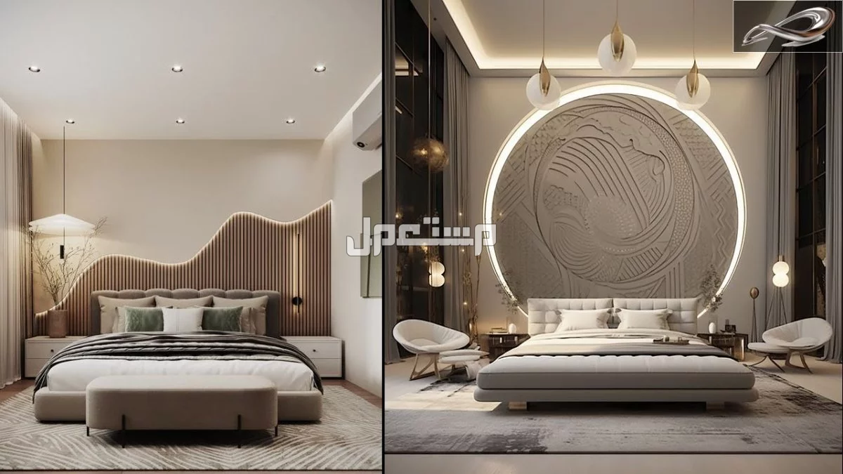 ديكورات جبس غرف نوم فخمة وأنيقة 2025 مع الصور ديكورات جبس غرف نوم فخمة وأنيقة