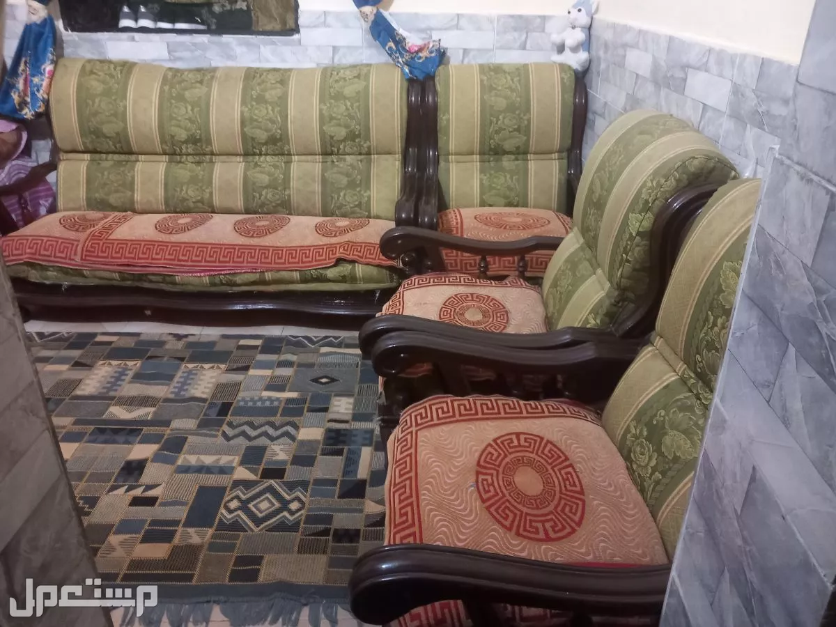 انترى اسيوطى كنبه واربع كراسى2024