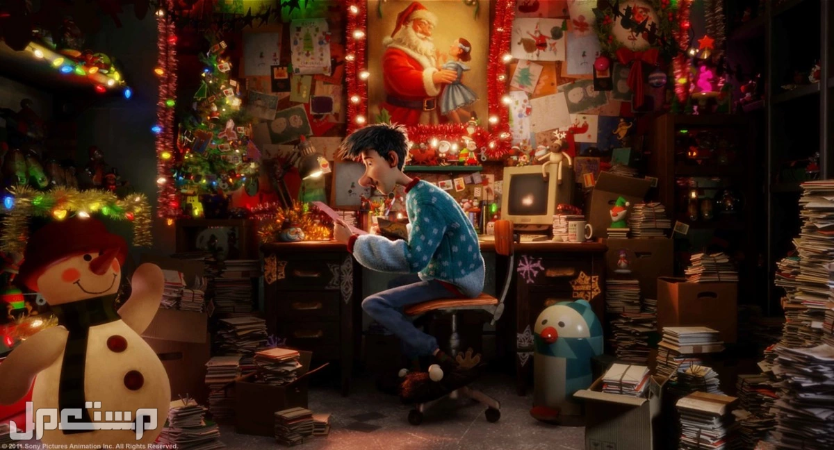 دليلك لأجمل افلام الكريسماس للأطفال 2025 فيلم Arthur Christmas