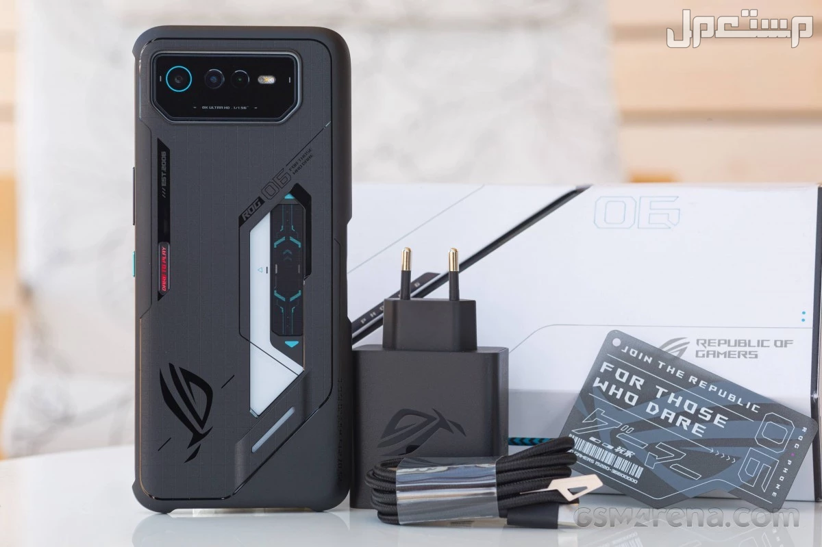 افضل 10 هواتف للألعاب 2025 رخيصة السعر وعالية الأداء Asus ROG Phone 6 Pro