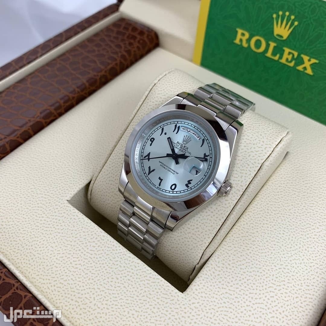 ساعات رجالي ماركه رولكس️ أرقام عربي مميزه لطلب وتساب
0567420275