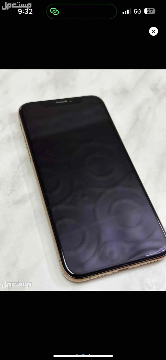 ايفون XS ، 64 قيقا ، لون ذهبي نظيف جداً مع كامل ملحقاته