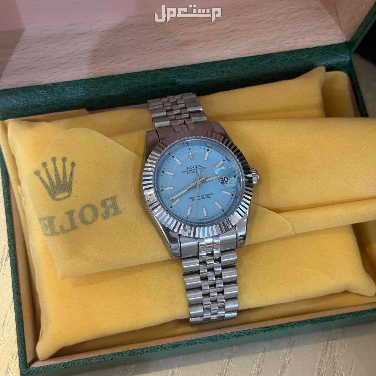 ساعة رولكس سماوي  في أبهــــا بسعر 200 ريال سعودي