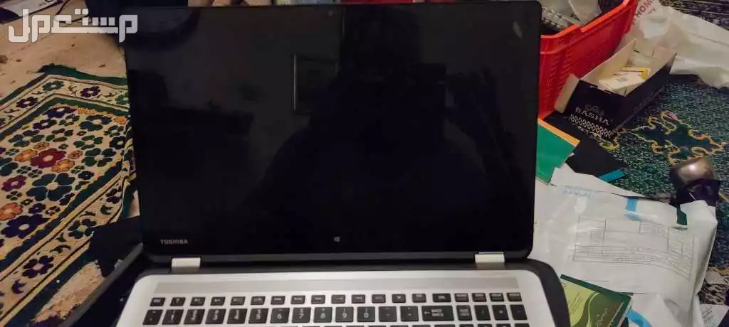 توشيبا ستالايت إنتل كور آي 5 رصاصي شاشة مقاس 15.6Toshiba satellite Intel core i5 selver 15.6 screen ماركة توشيبا في الطائف بسعر 800 ريال سعودي