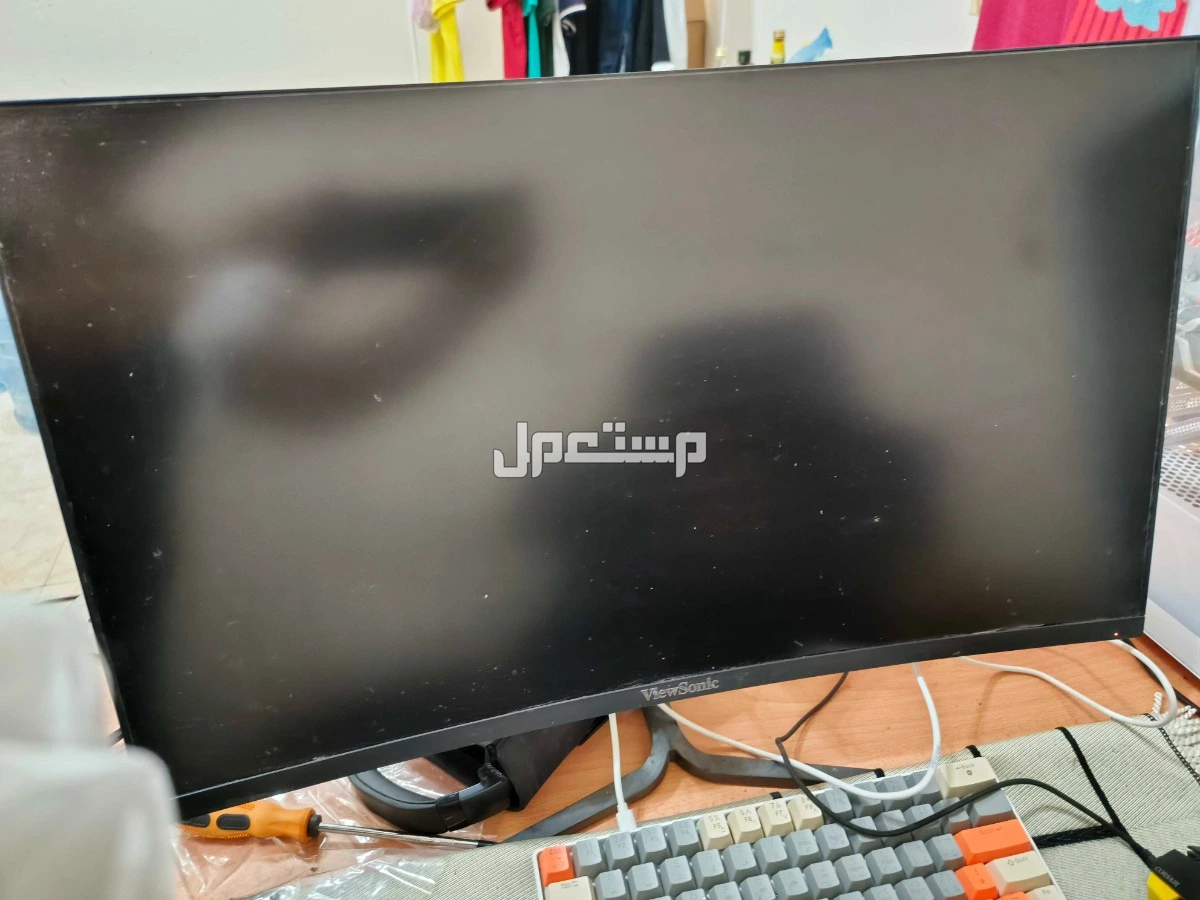 شاشه العاب viewsonic مقاس 27 تردد 1440hz