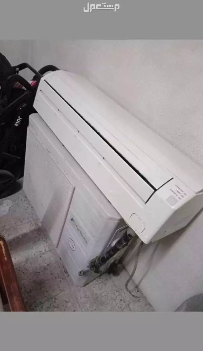 مكيف اسبلت للبيع نظيف في جده حي العزيزيه شارع العماد بسعر 800 ريال سعودي مكيف اسبلت نظيف