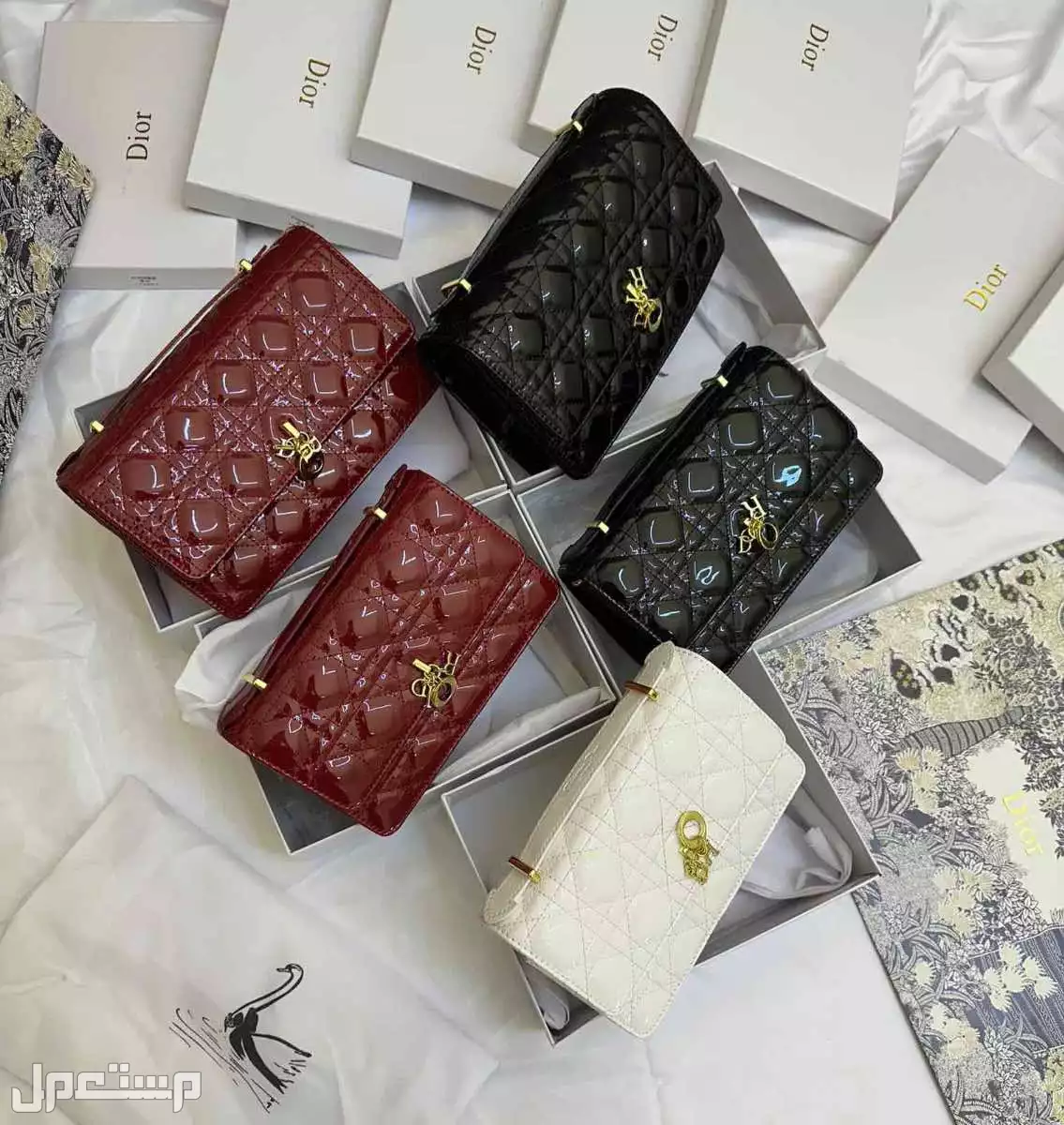 شنط ماركة ديور ماستر كوالتي حجمين