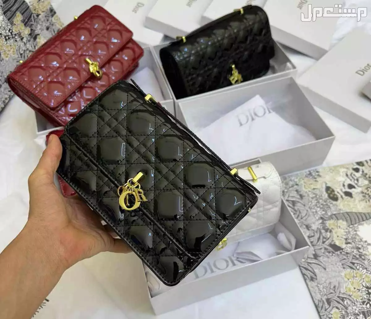 شنط ماركة ديور ماستر كوالتي حجمين