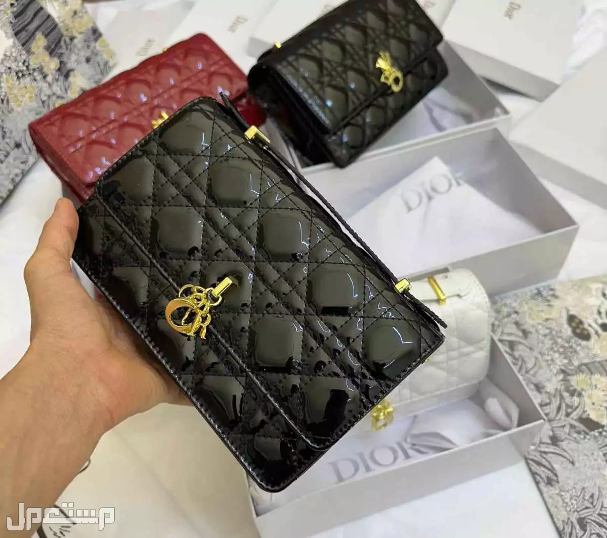 شنط ماركة ديور ماستر كوالتي حجمين