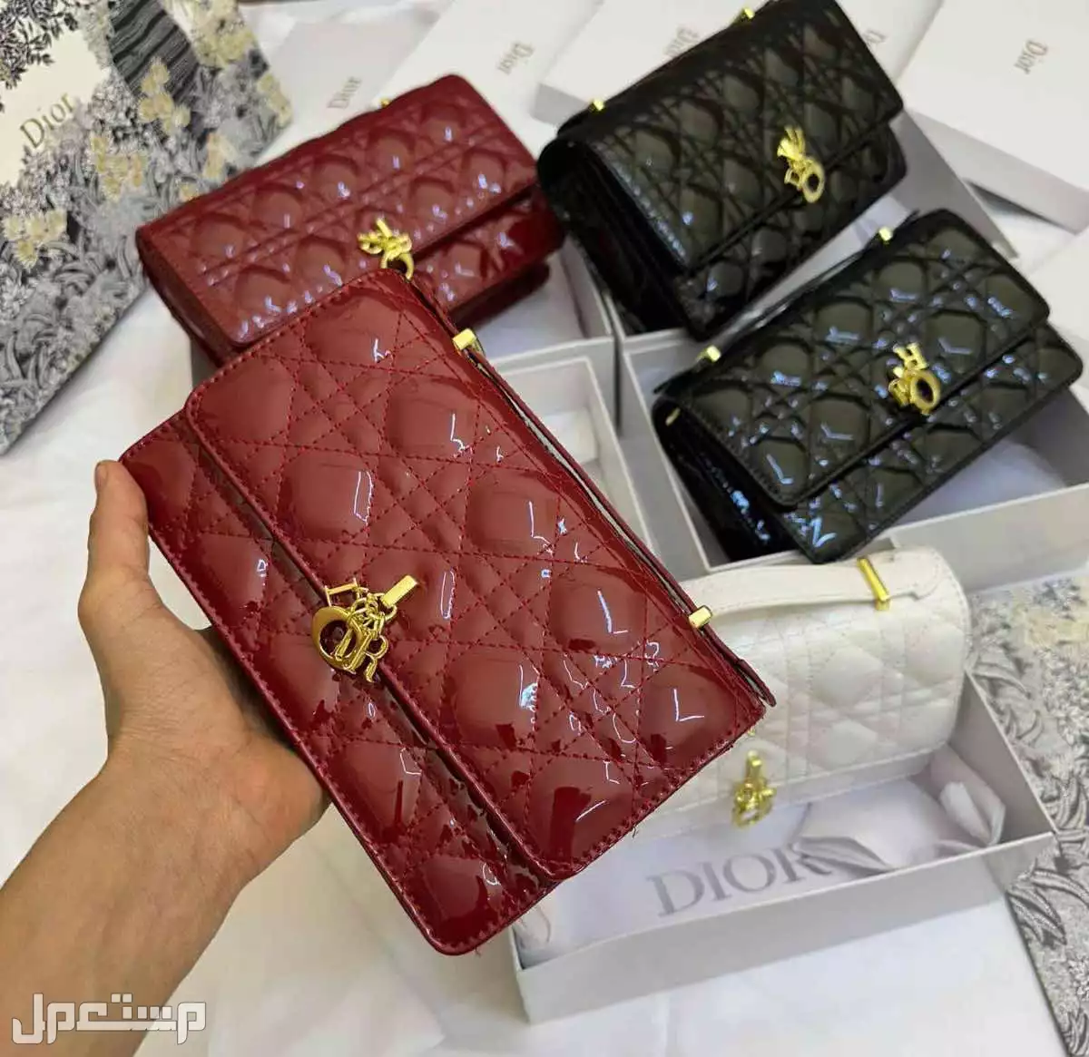 شنط ماركة ديور ماستر كوالتي حجمين