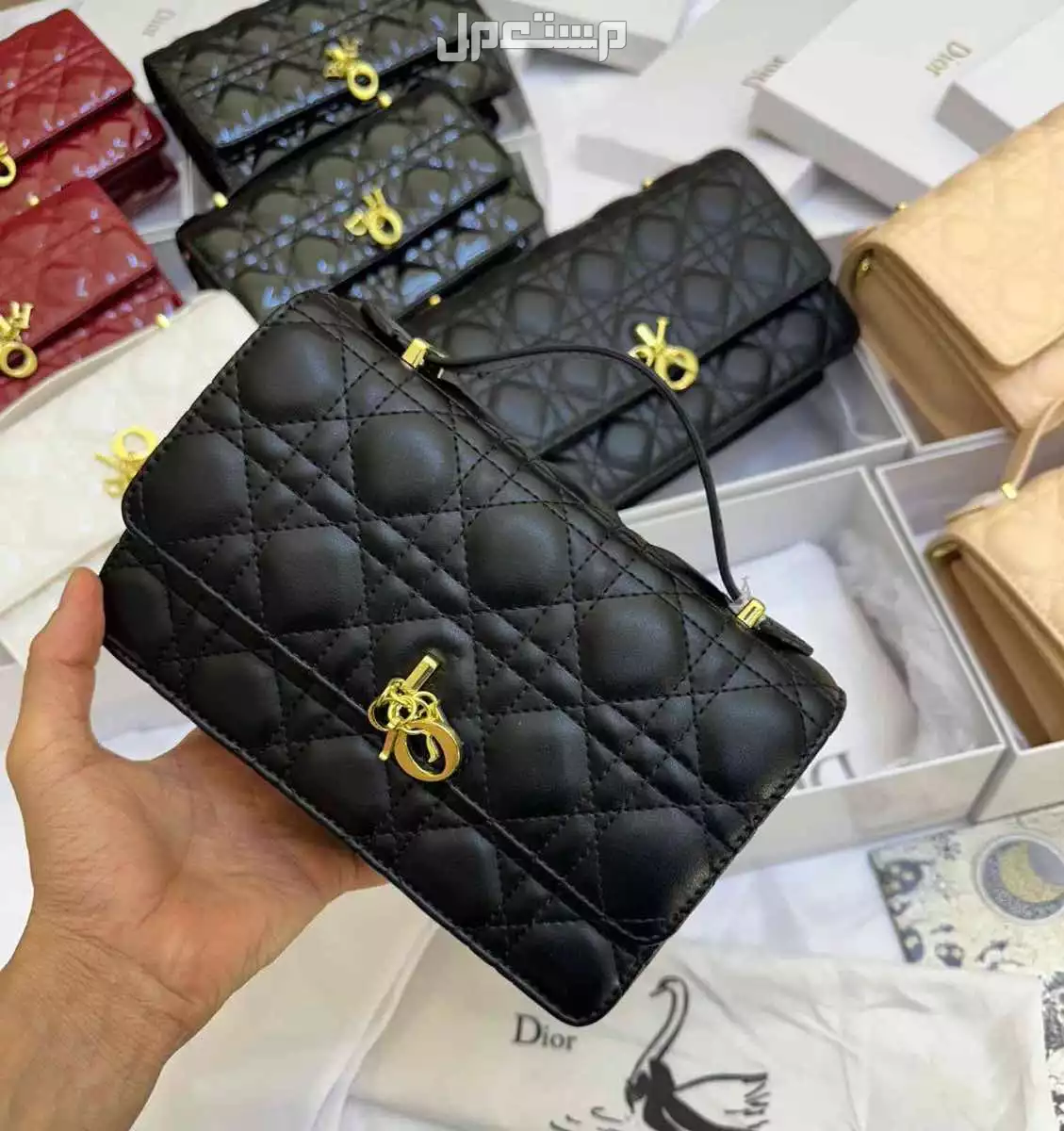 شنط ماركة ديور ماستر كوالتي حجمين