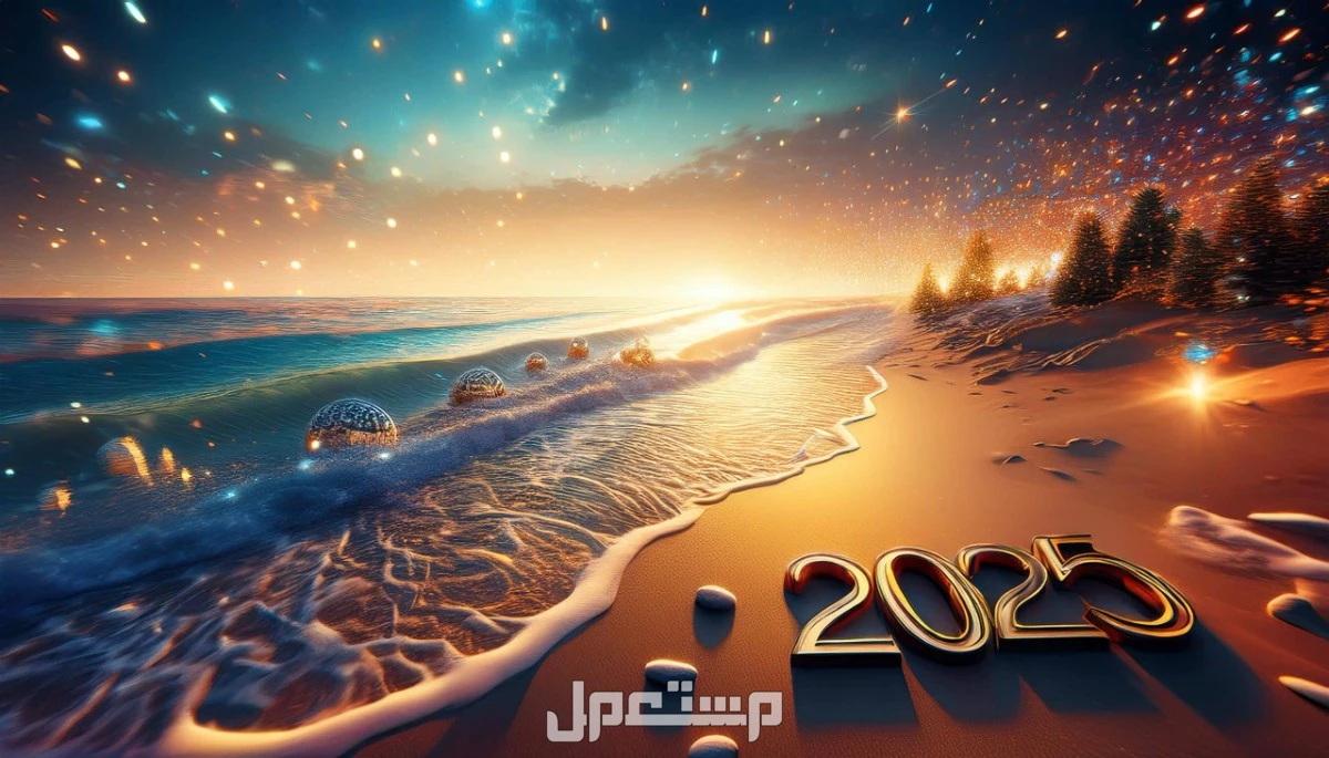 أجمل كلمات ورسائل تهنئة بالسنة الجديدة 2025 (صور) صور جاهزة لكتابة تهنئة برأس السنة 2025