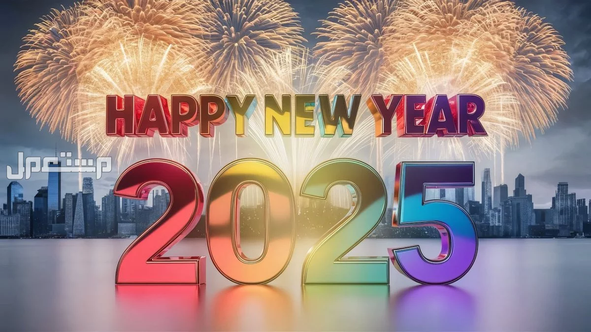 أجمل كلمات ورسائل تهنئة بالسنة الجديدة 2025 (صور) كلمات تهنئة بالسنة الجديدة 2025