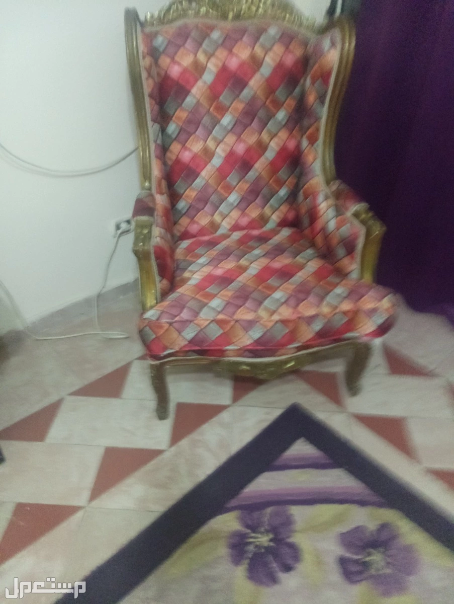 صالون للبيع كنبه واربع كراسي اسكندريه سيدى بشر بحر ى