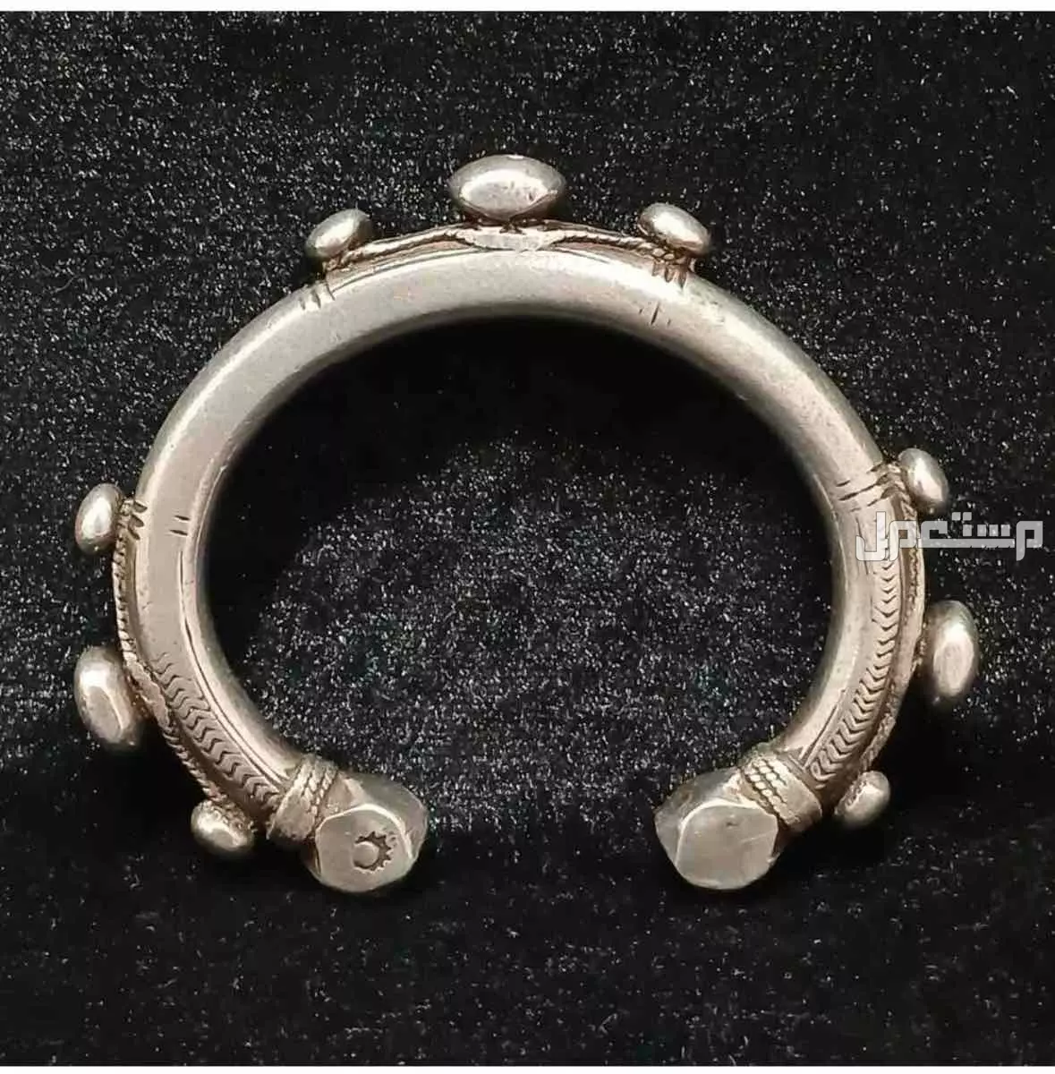 سوار اسوارة فضة قديمة أنتيك، ثقيلة 89 غرام