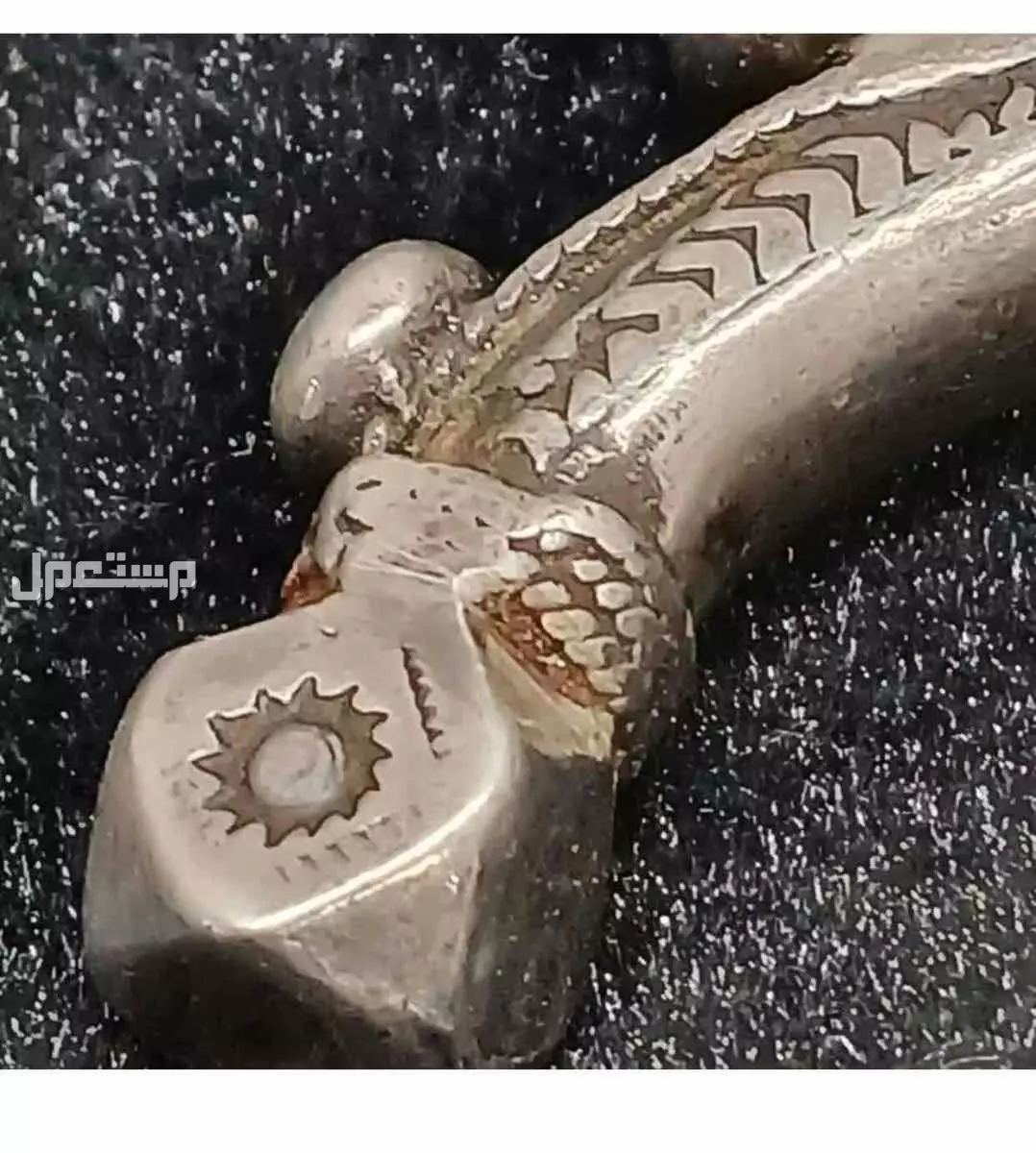 سوار اسوارة فضة قديمة أنتيك، ثقيلة 89 غرام