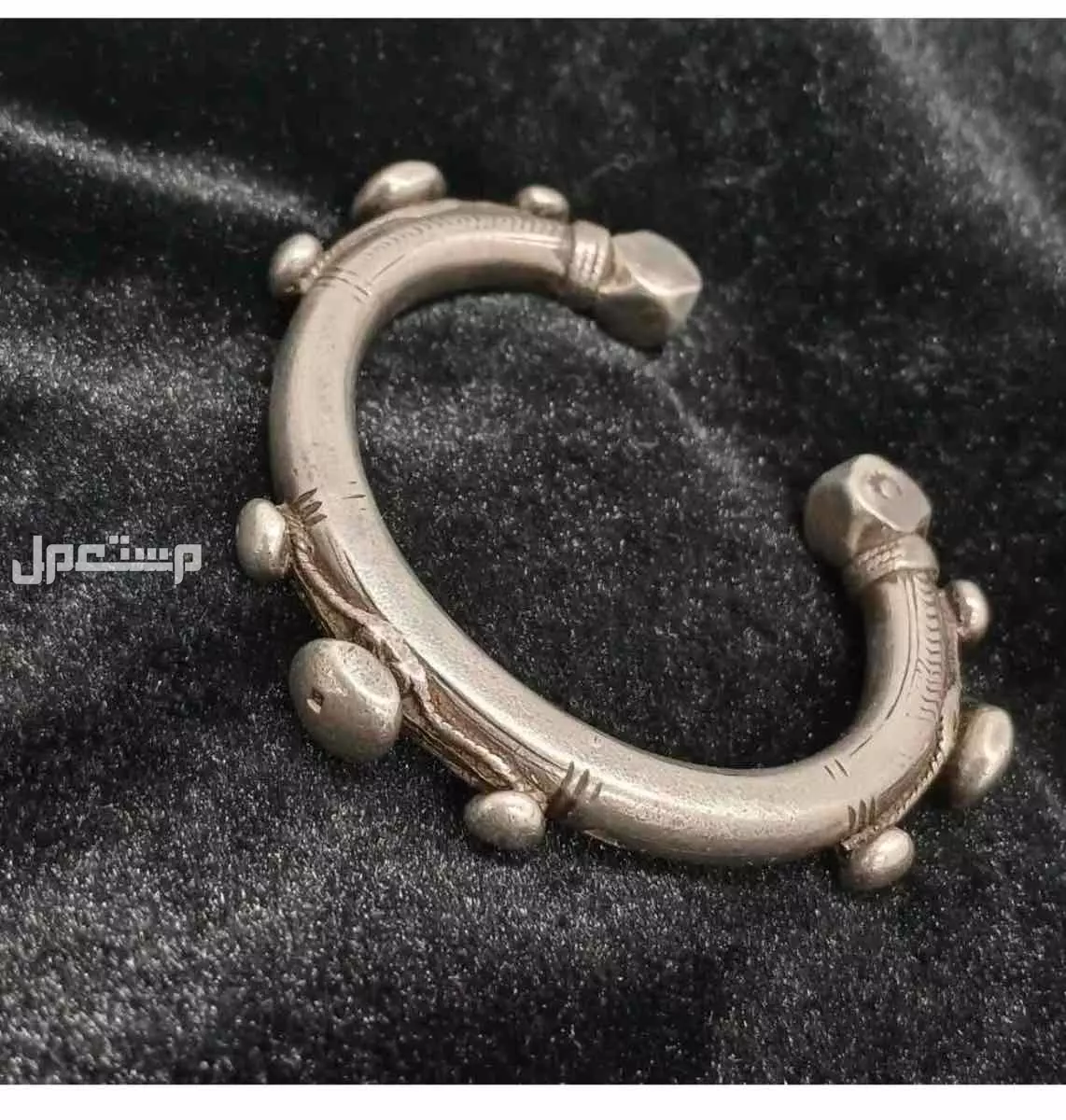سوار اسوارة فضة قديمة أنتيك، ثقيلة 89 غرام