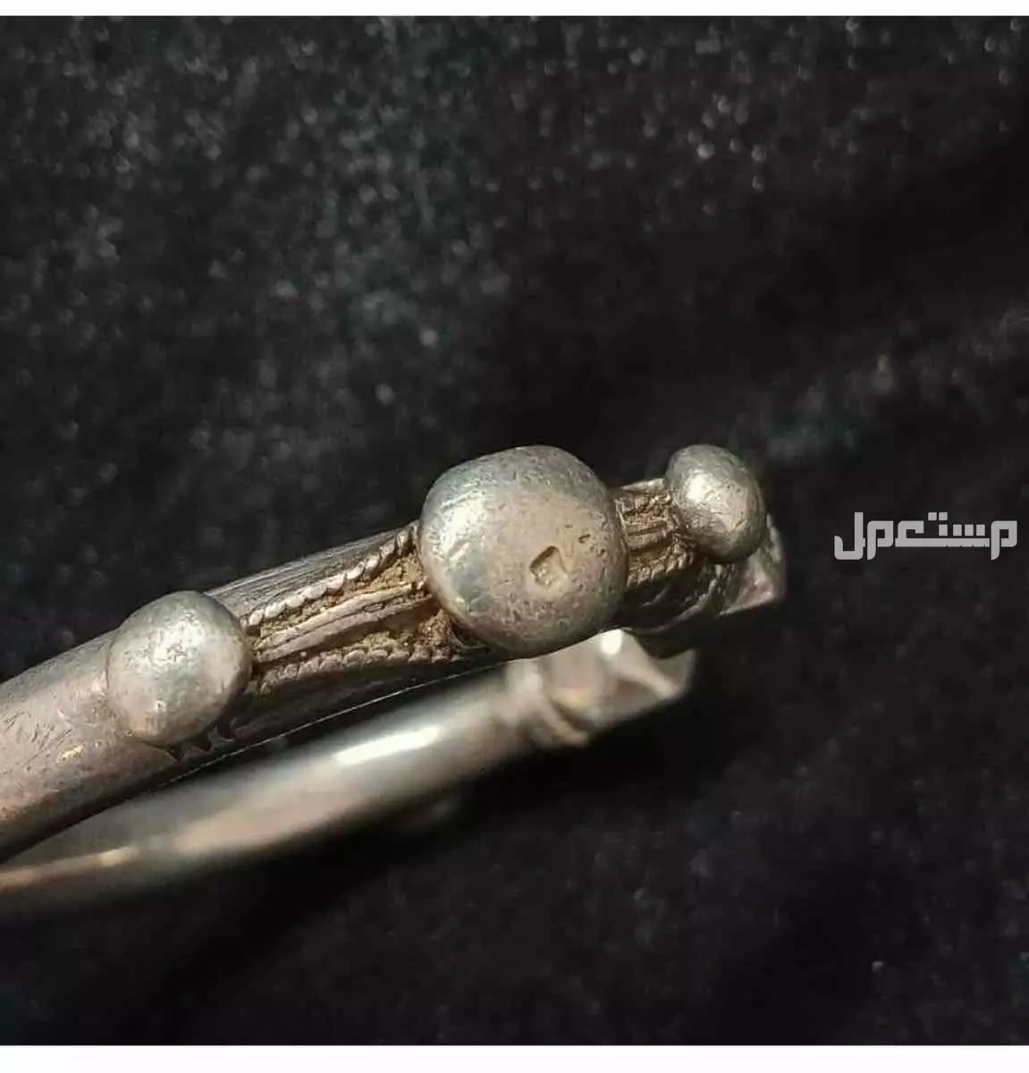 سوار اسوارة فضة قديمة أنتيك، ثقيلة 89 غرام