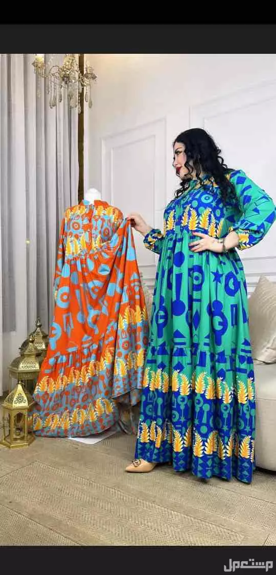 عرض 4 جلابيات استقبال مطرزة فخمة