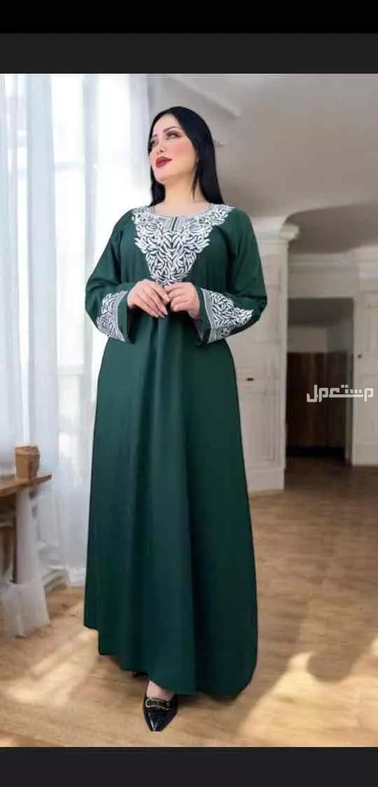 عرض 4 جلابيات استقبال مطرزة فخمة