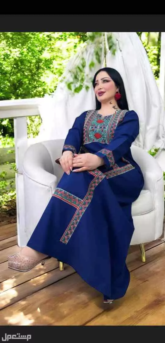 عرض 4 جلابيات استقبال مطرزة فخمة