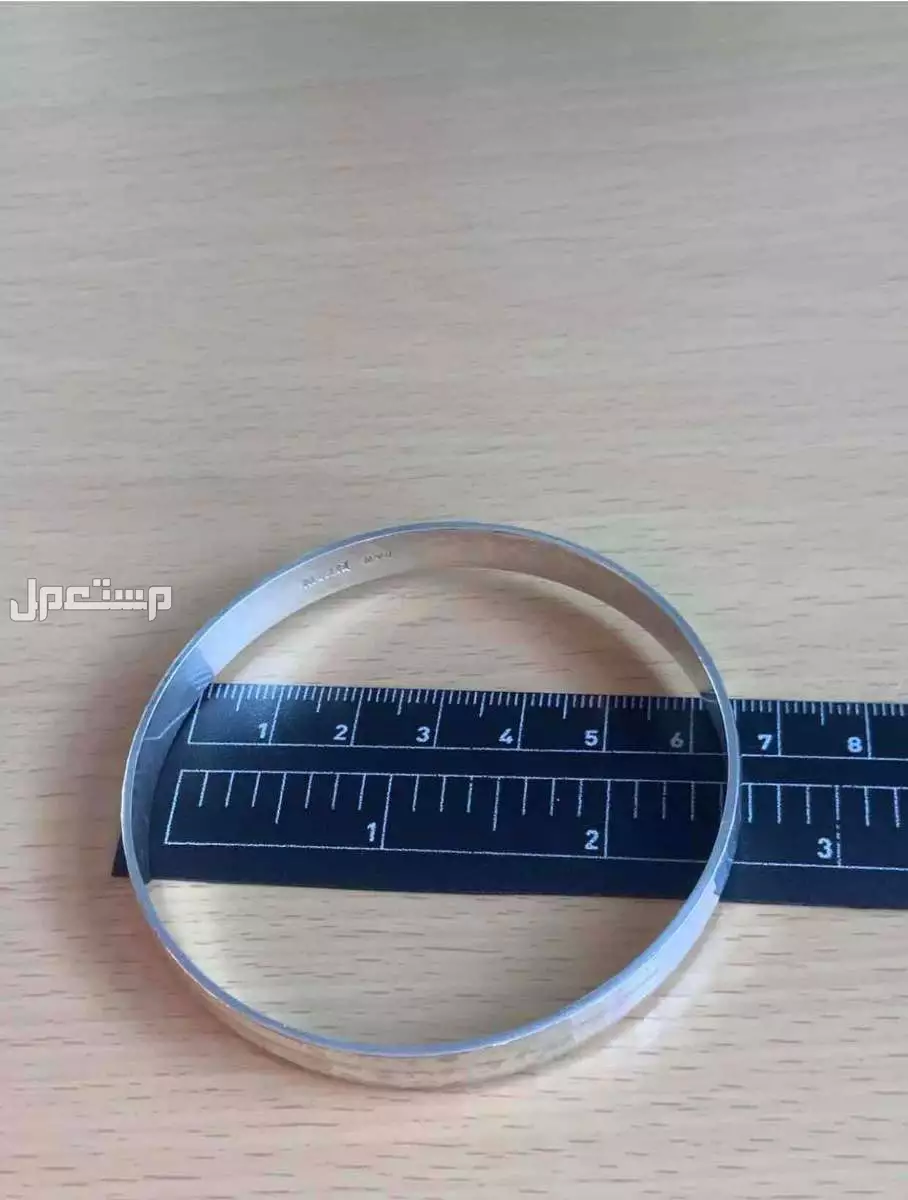 سوار من الفضة عيار 925 سهل الارتداء  ثقيل 23.5 غرام