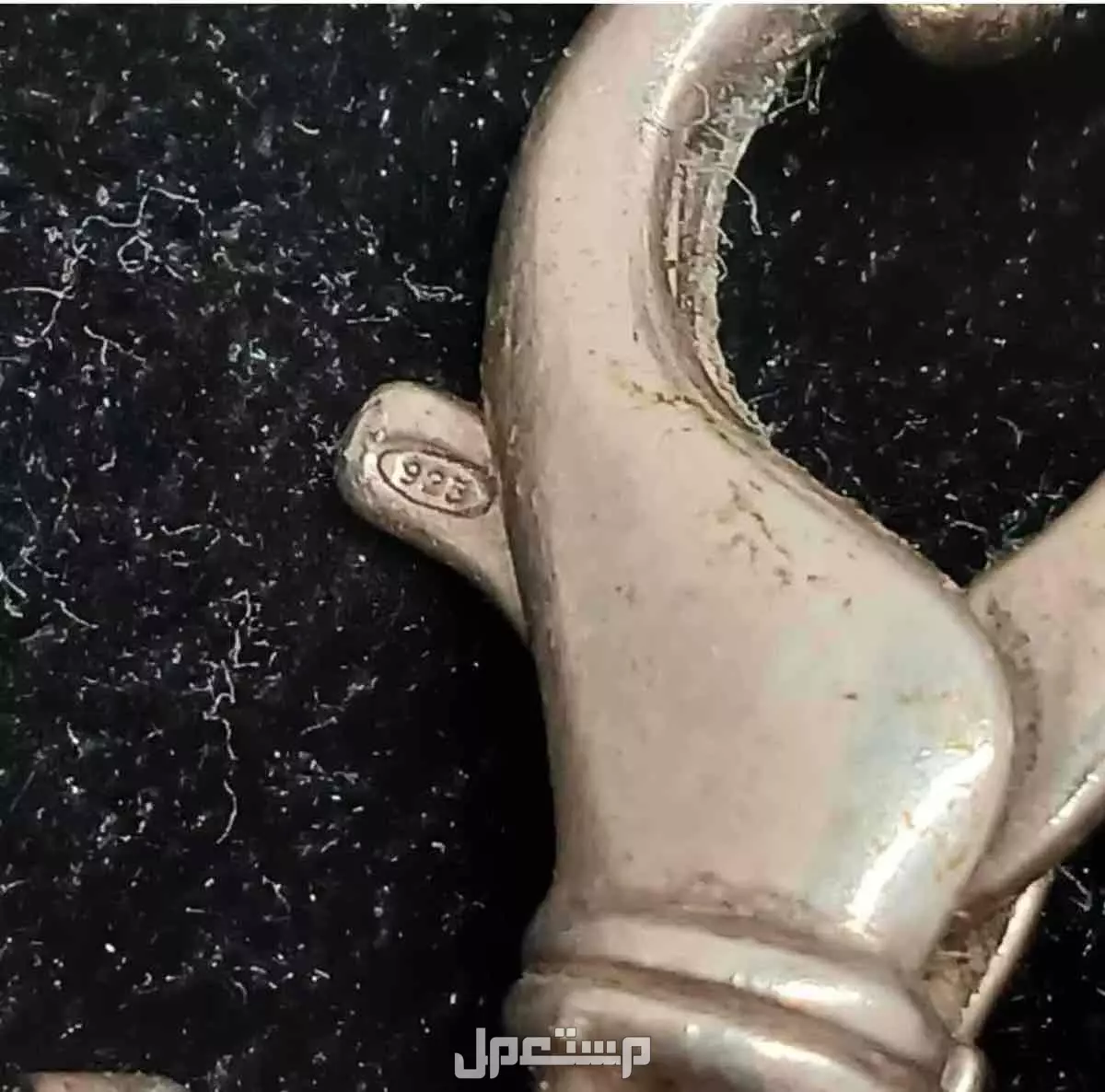 سوار اسوارة فضة ثقيلة Chunky Flat Fence Chain
