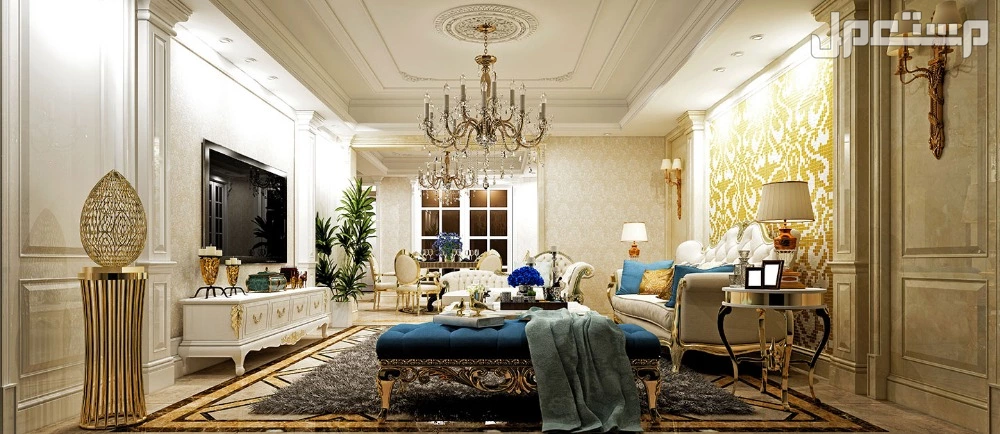 أجمل ديكورات غرف ضيوف بسيطة 2026 بالصور وأفكار تصميم راقية أفكار أسقف غرف استقبال الضيوف