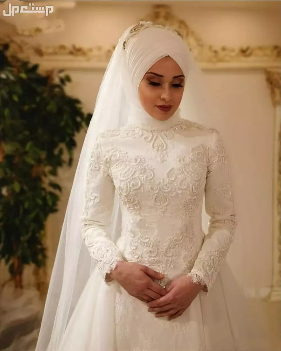 كيفية اختيار طرحة العروس المحجبة.. أنواعها بحسب شكل الوجه أنواع طرح العروس الجديدة