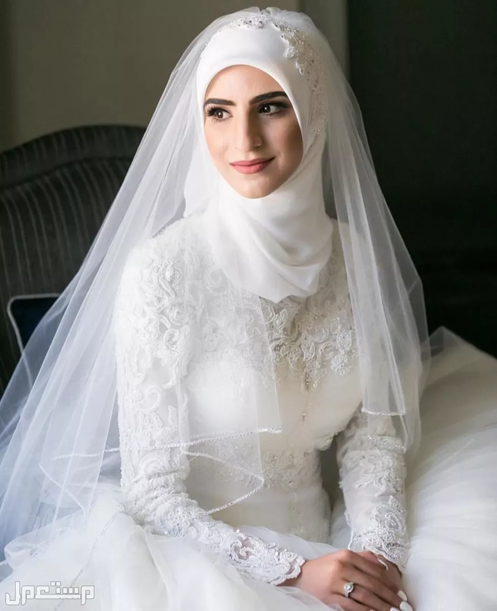 كيفية اختيار طرحة العروس المحجبة.. أنواعها بحسب شكل الوجه اختيار طرح العروس على حسب الوجه