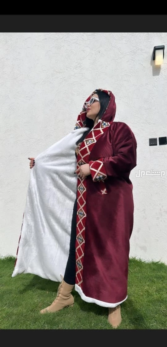 عرض فروات نسائي مبطن ومطرز فخمة