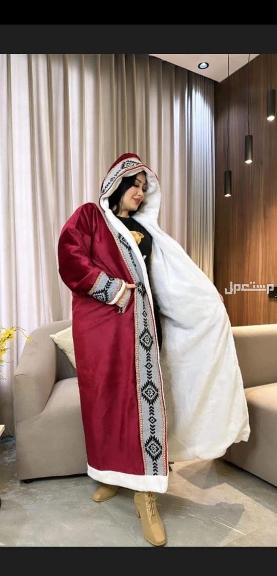 عرض فروات نسائي مبطن ومطرز فخمة