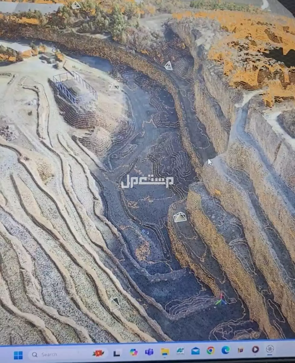 رفوعات مساحية ، شبكية ، مسح ليزري ، حساب كميات ،الخ