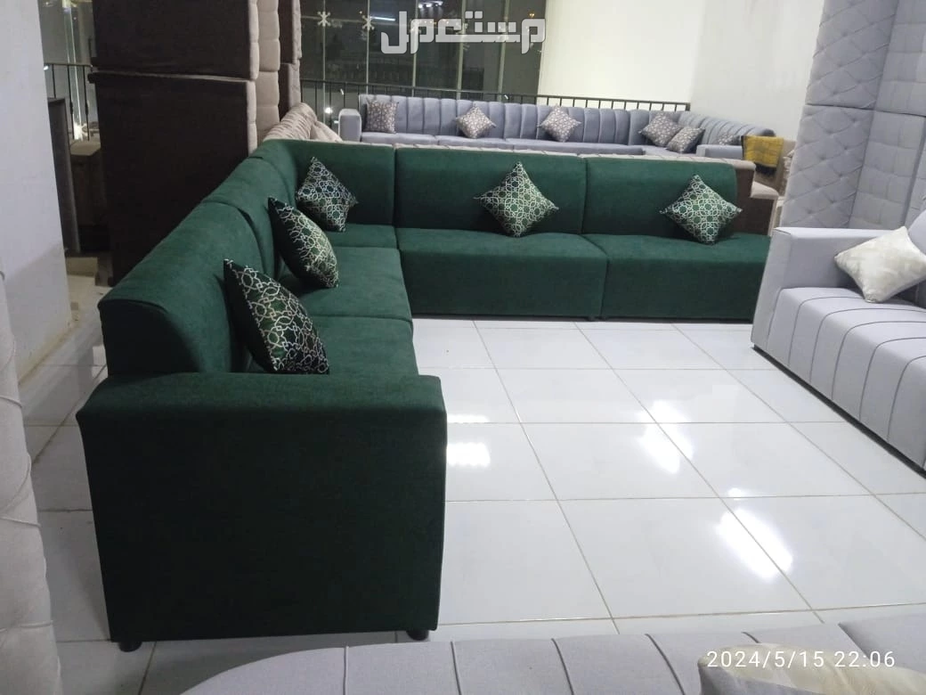 كنب جديد جاهز للبيع شامل التوصيل بالرياض