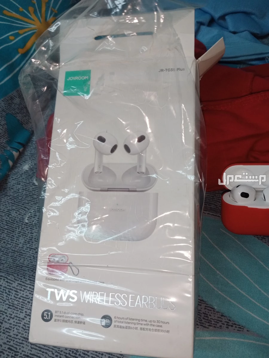 ايربودز (JR-TO3S PLUS ) أصلى كسر زيرو