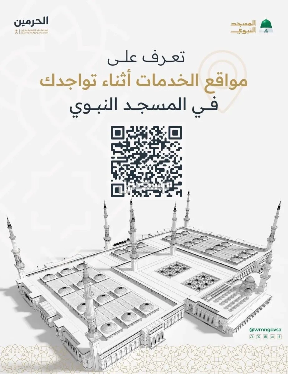 خريطة المسجد النبوي 2025 بالتفصيل.. تعرف على أماكن الزحام وتجنبها خريطة المسجد النبوي 2025