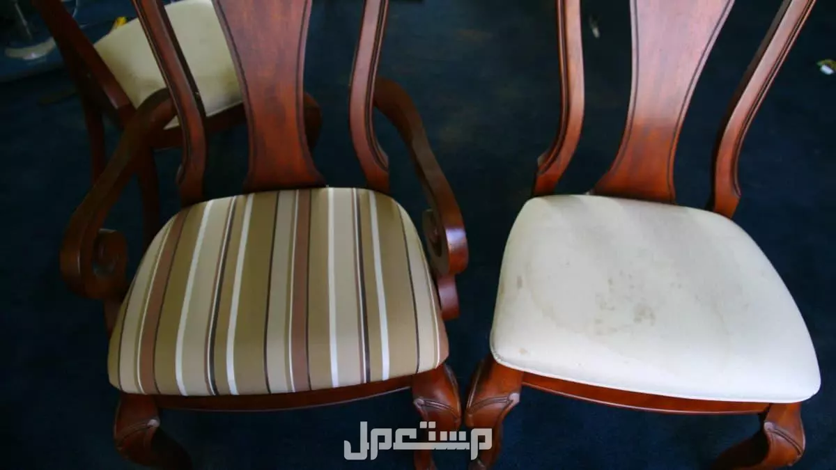 كيفية تنجيد كراسي السفرة خطوة بخطوة بأقل تكلفة خطوات تنجيد كراسي السفرة