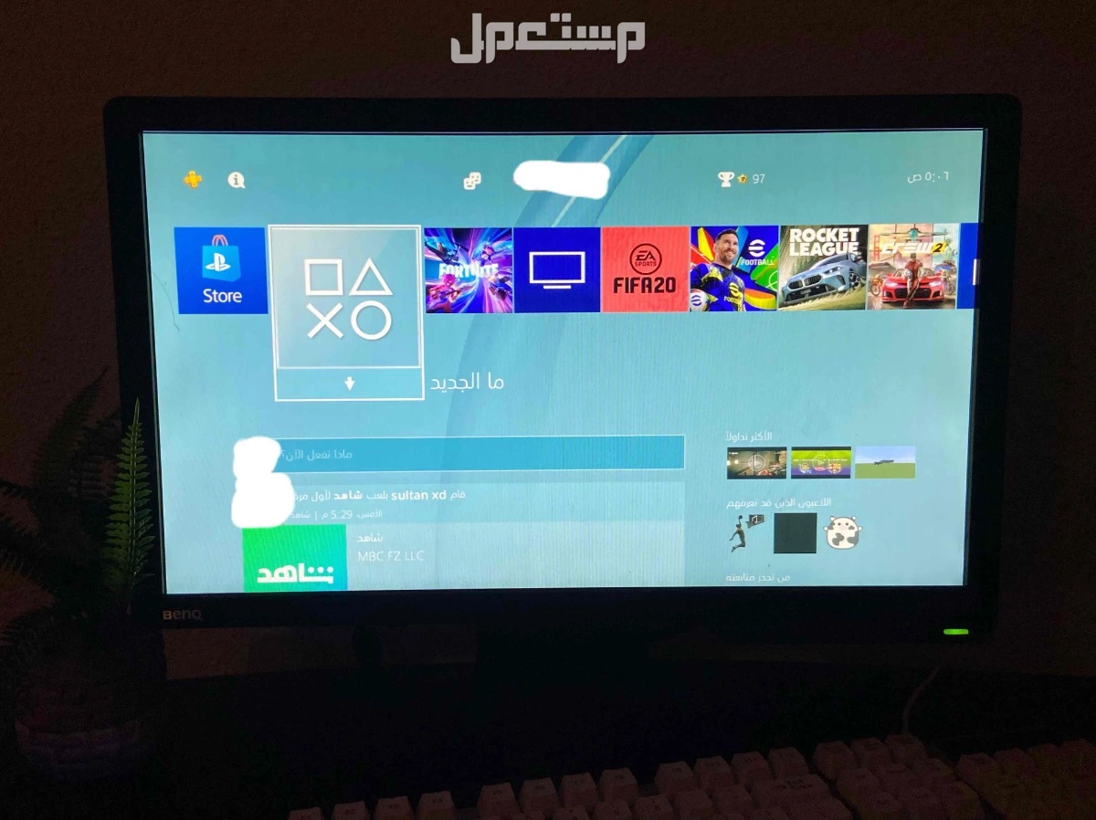 شاشة BenQ في الرياض بسعر 150 ريال سعودي